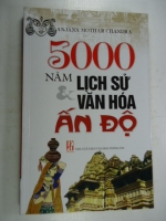 S111/ 50000 năm Lịch sử &Văn hóa ẤN ĐỘ Anjana mothar Chandra NXV VHTT 216 trang,Bìa tay gập