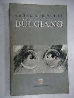 S219/  Tưởng nhớ thi sĩ BÙI GIÁNG NXB Trẻ-1999, dày 158 trang